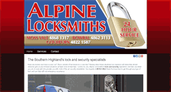 Desktop Screenshot of alpinelocksmiths.com.au